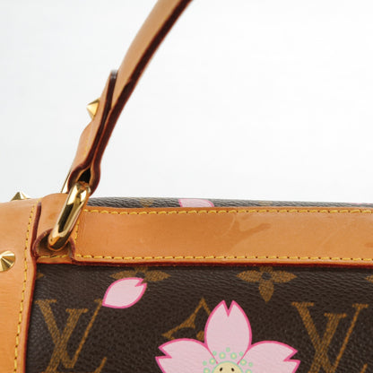 Louis Vuitton Monogram Cherry Blossom Sac Retro Bag Brown 10 of 11