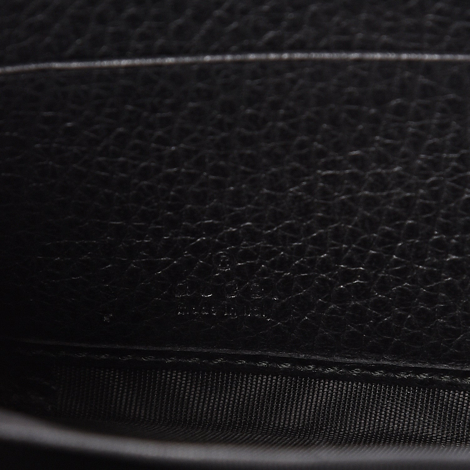 Gucci Dollar Calfskin GG Marmont Zip Around Wallet Black 6 of 6