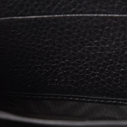 Gucci Dollar Calfskin GG Marmont Zip Around Wallet Black 6 of 6