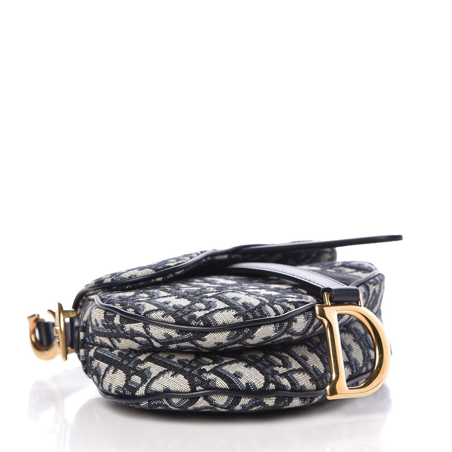 Oblique Mini Saddle Bag Blue