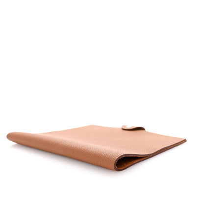 Hermes Togo Ulysse MM Notebook Cover Gold 4 of 7