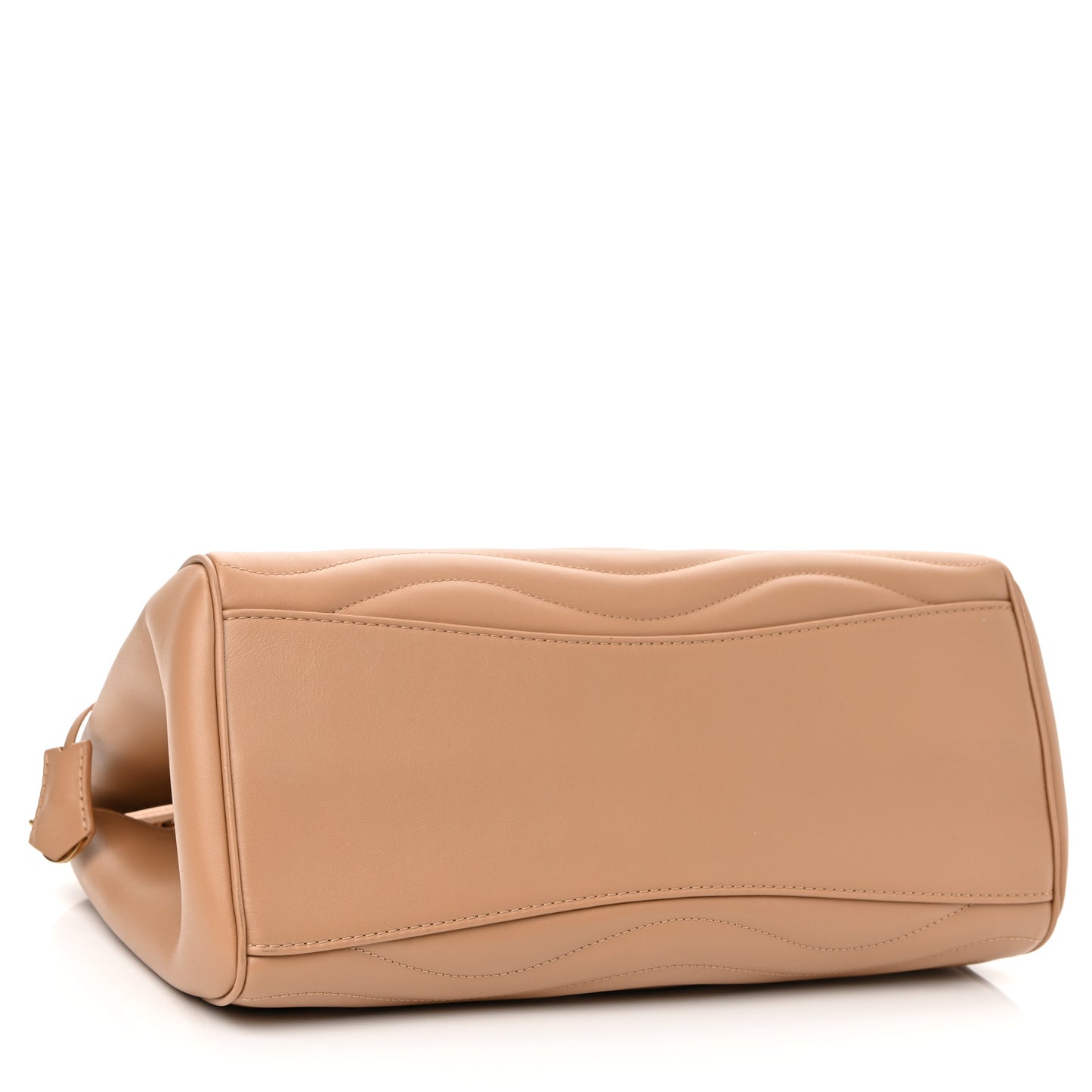 Calfskin New Wave Chain Tote Noisette