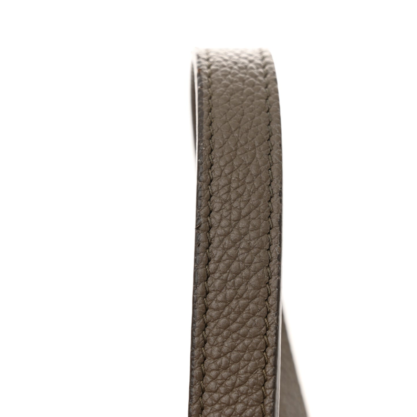 Grained Calfskin Small Folded Cabas Taupe