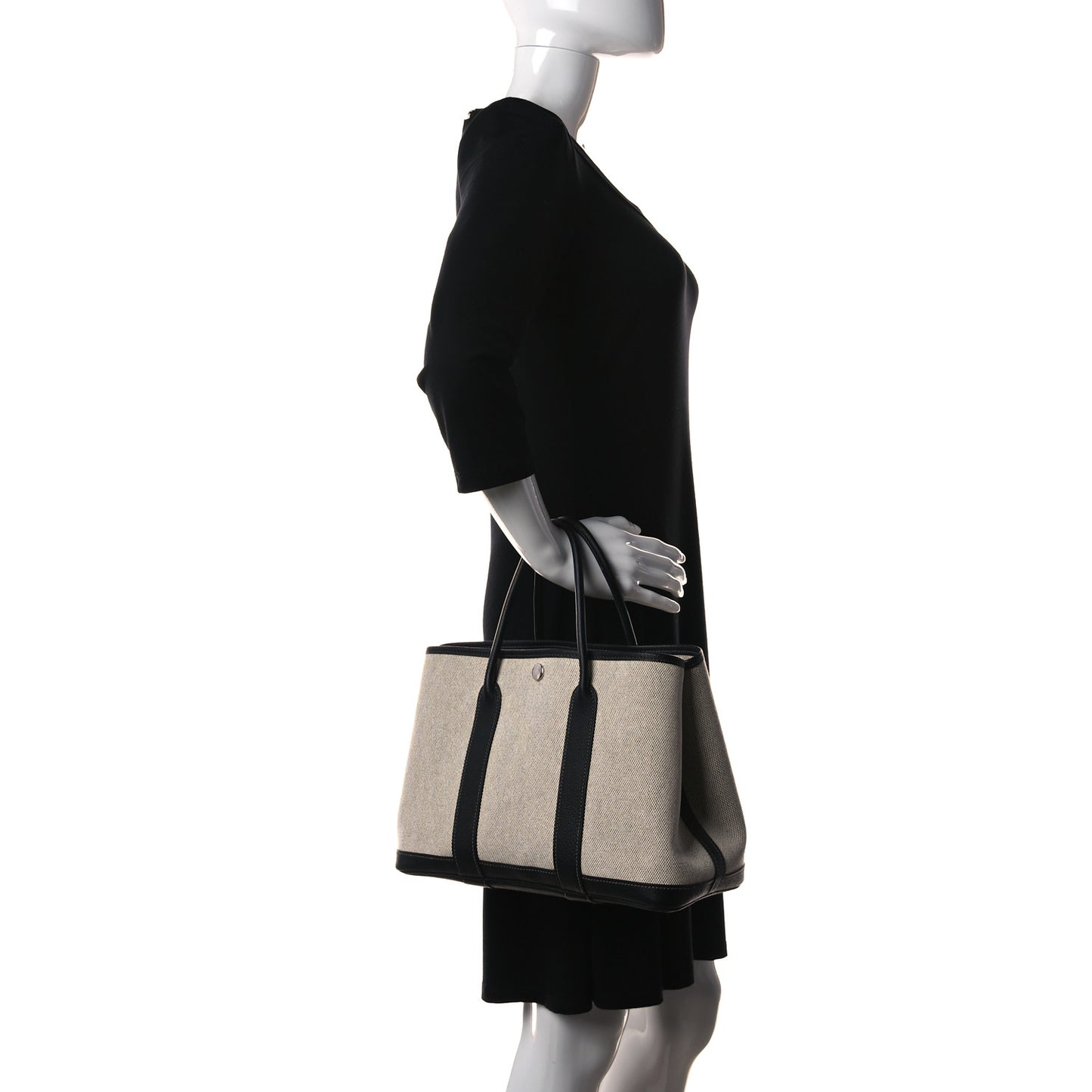 Toile Negonda Garden Party 30 TPM Black Ecru