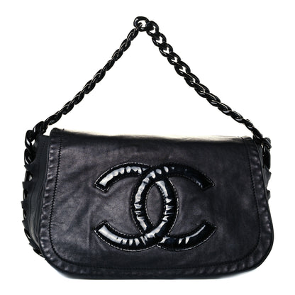 Chanel Calfskin Modern Chain Hobo Flap Black 1 of 10