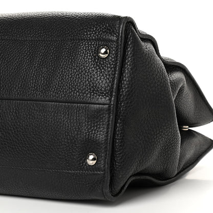 Prada Vitello Daino Shopping Tote Black 9 of 10