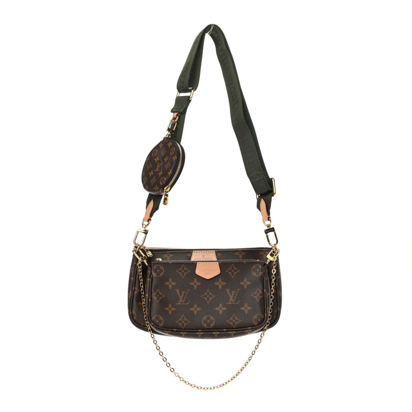 Monogram Multi Pochette Accessories Kaki