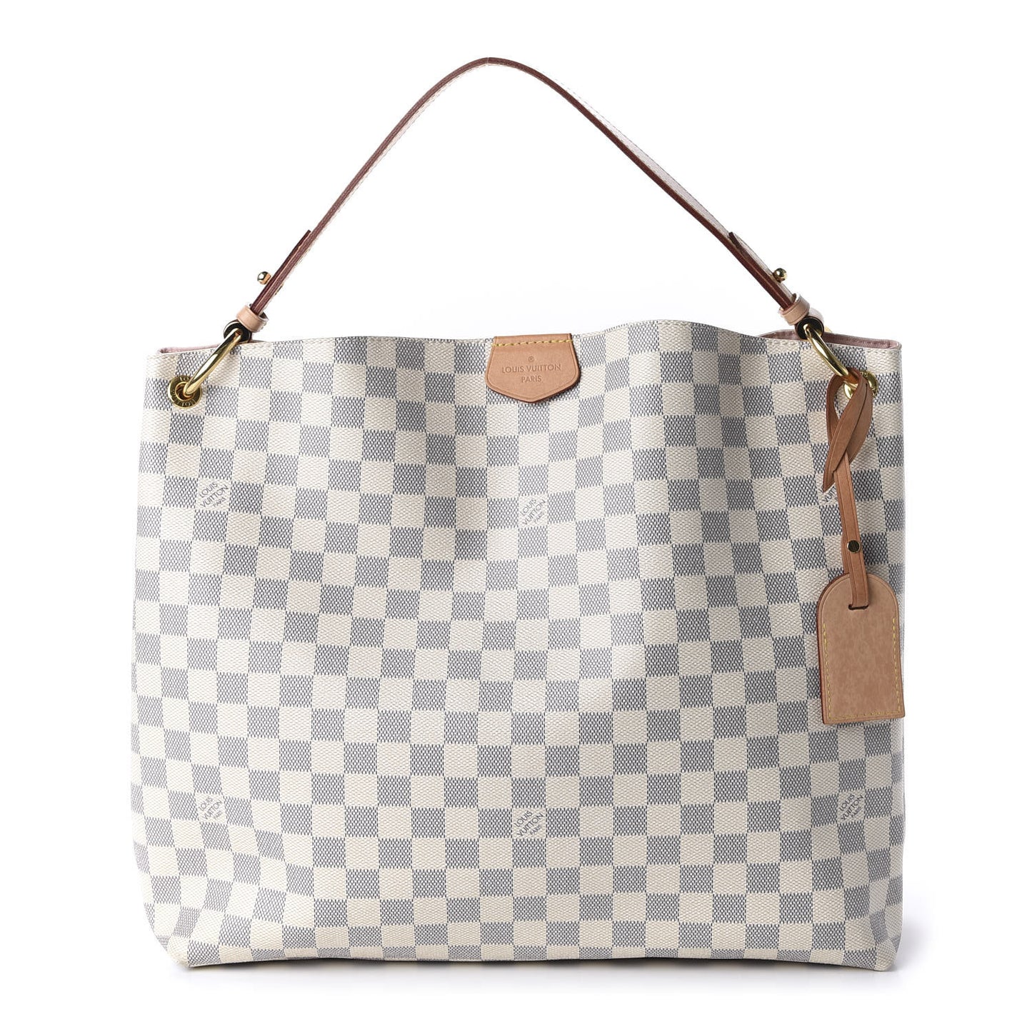 Damier Azur Graceful MM Rose Ballerine