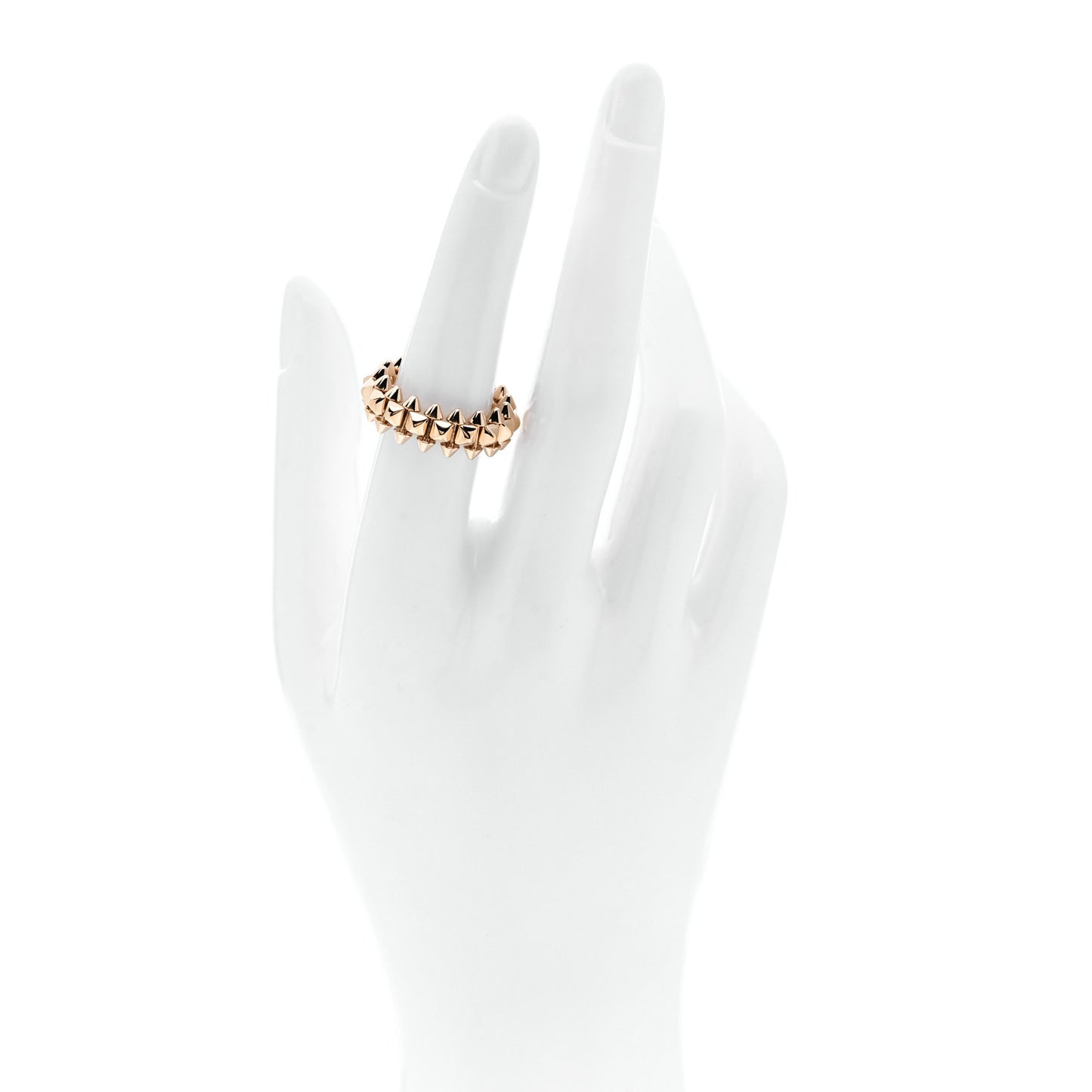 18K Pink Gold MM Clash De Cartier Ring 53 6.25