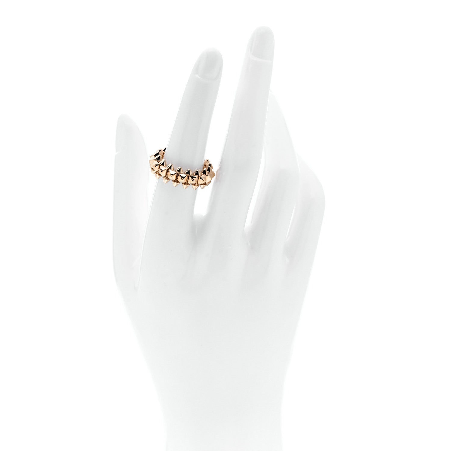 Cartier 18K Pink Gold MM Clash De Cartier Ring 53 6.25 2 of 5