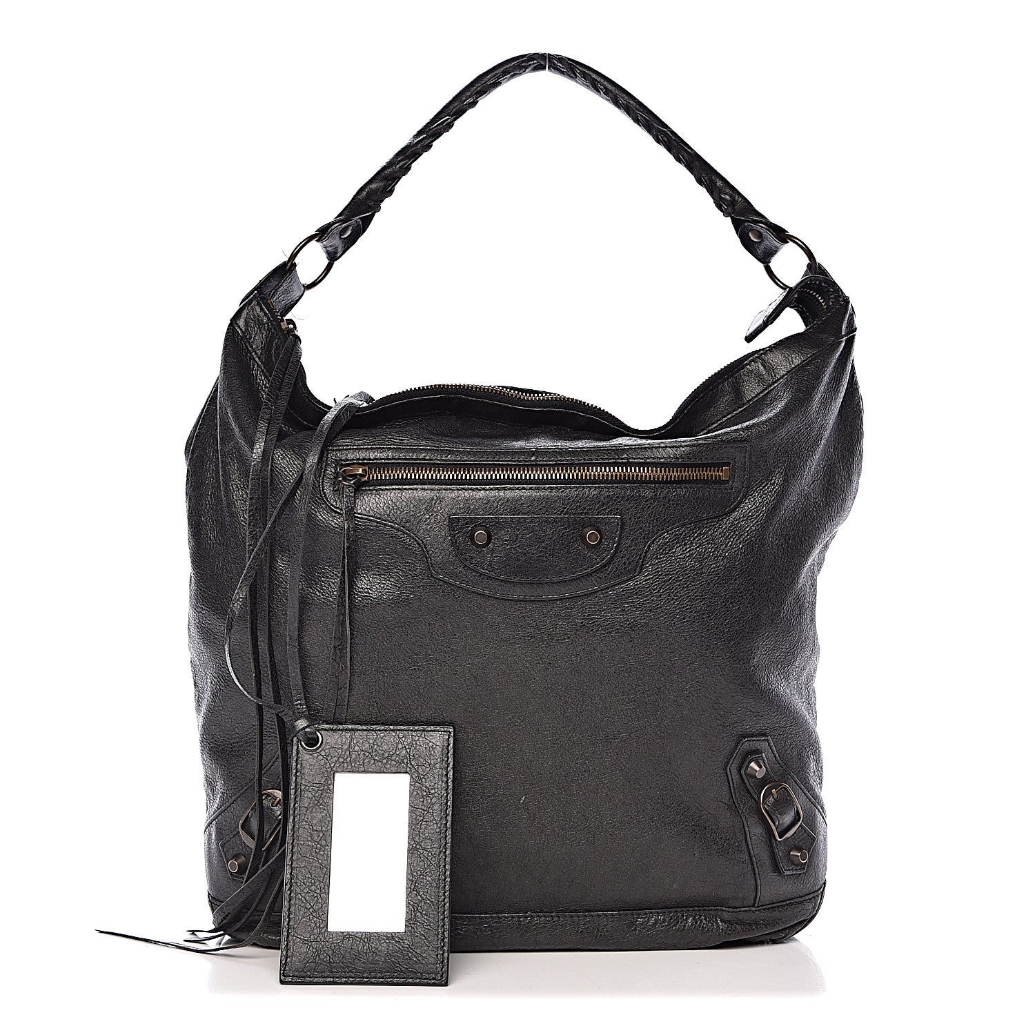 Balenciaga Agneau Classic Hardware Day Hobo Black 1 of 13