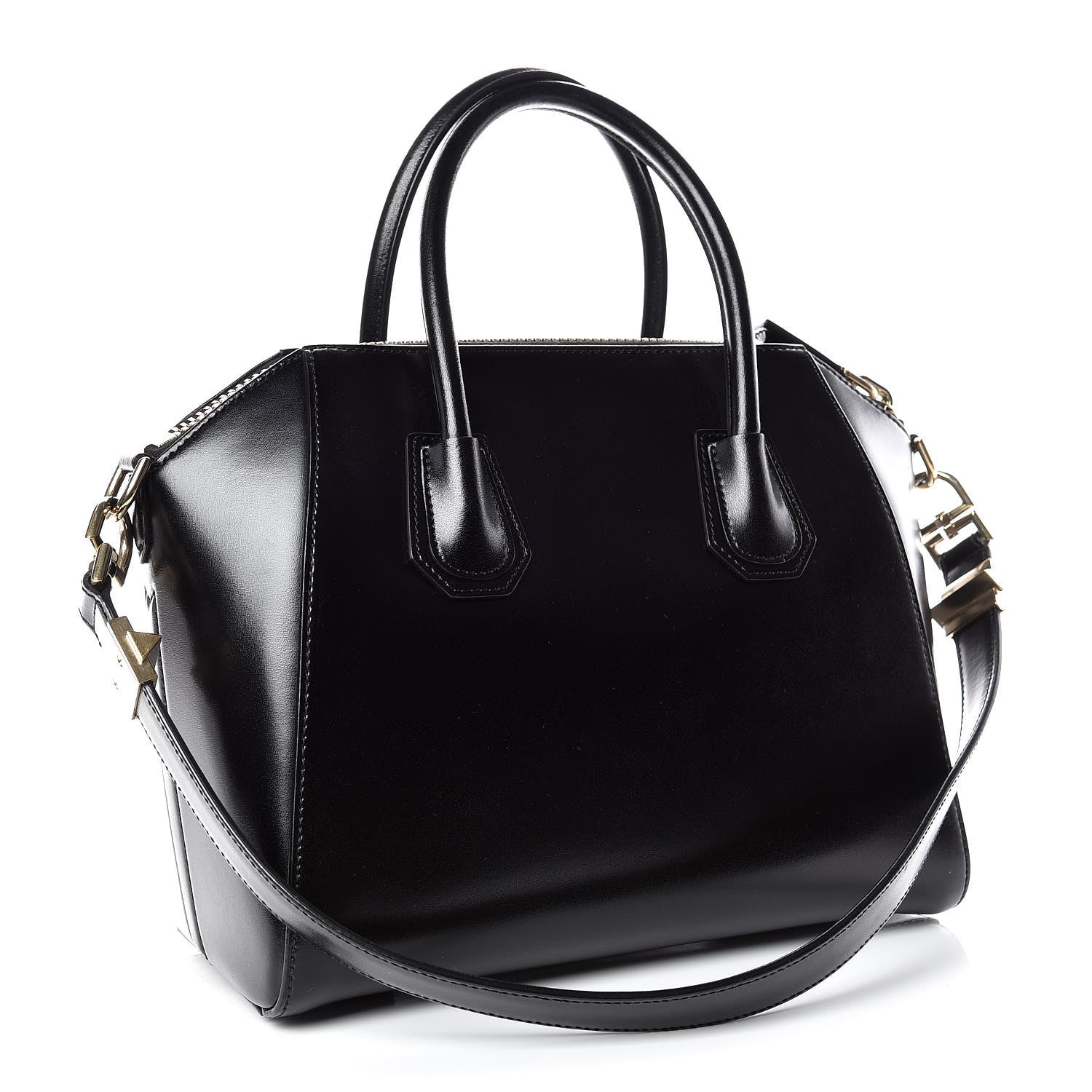 Givenchy Shiny Lord Calfskin Small Antigona Black 3 of 12