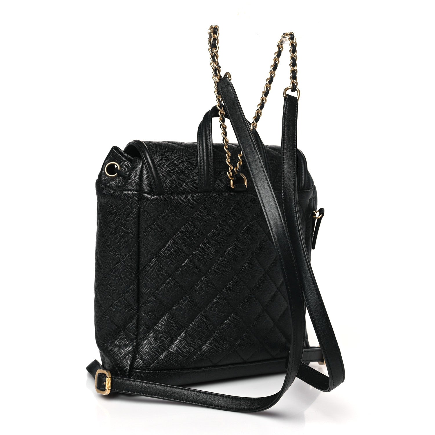 Chanel Caviar Quilted Filigree Backpack Black 3 of 10
