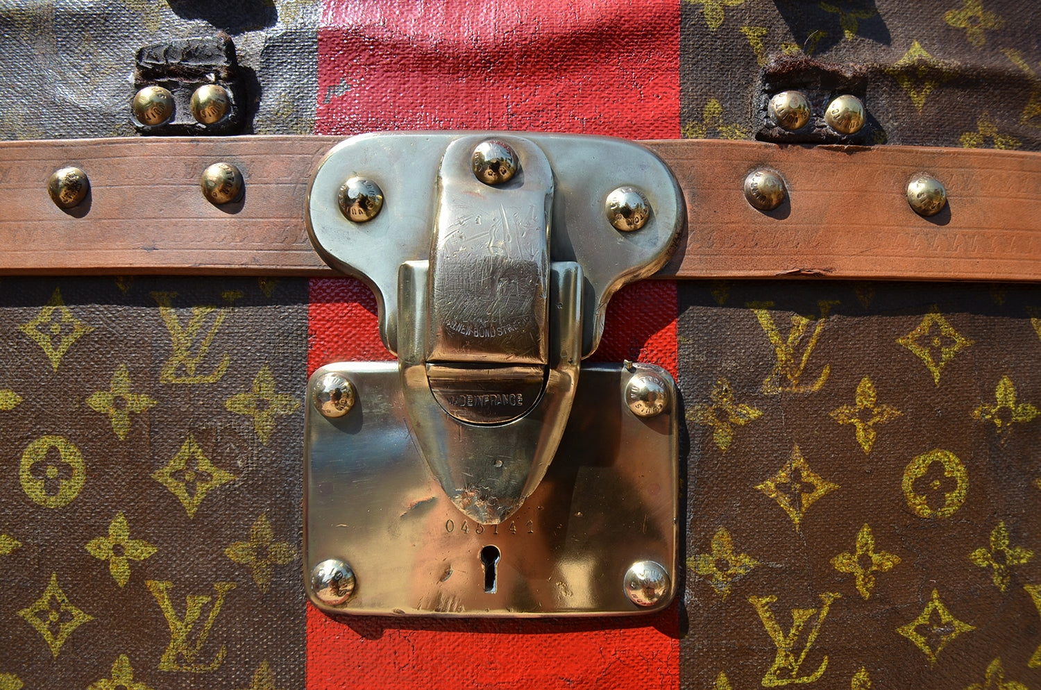 Louis Vuitton Antique Steamer Trunk 9 of 13