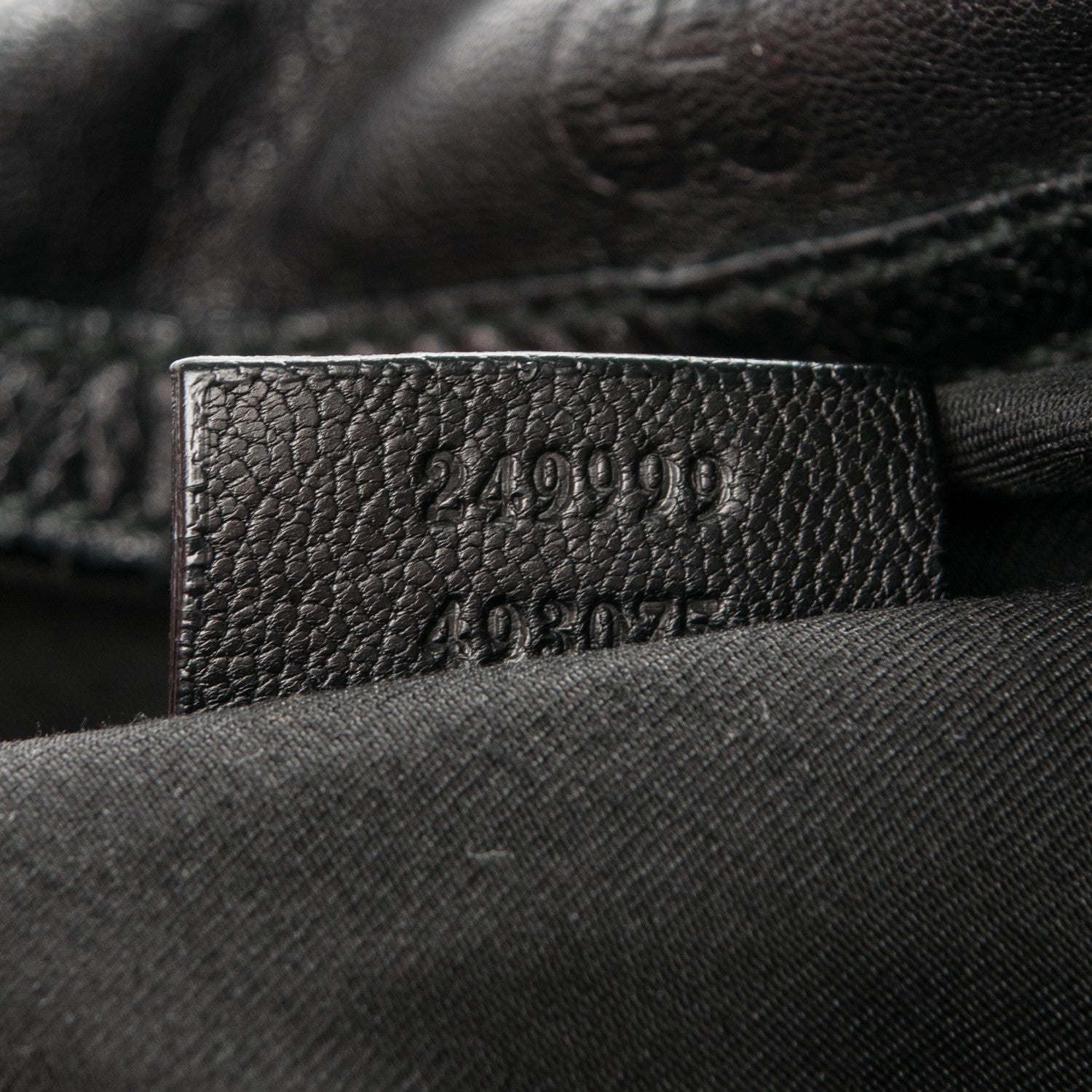 Gucci Guccissima Large Full Moon Tote Black 6 of 7