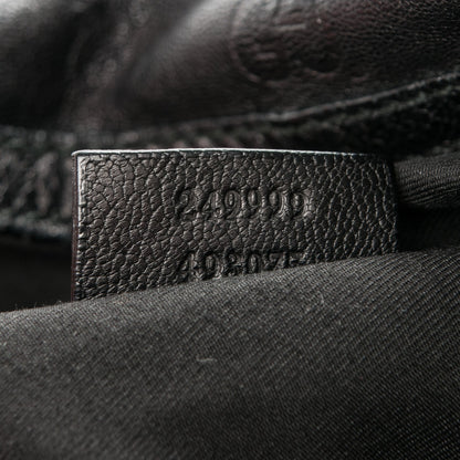 Gucci Guccissima Large Full Moon Tote Black 6 of 7