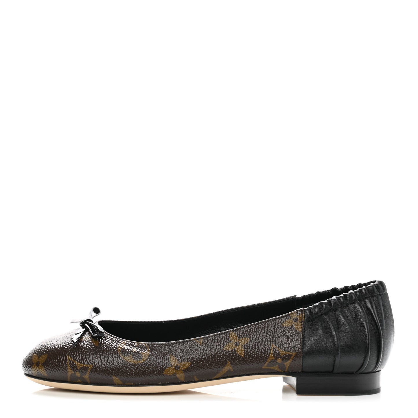 Monogram Lambskin Patent Joy Ballerina Flats 35 Black