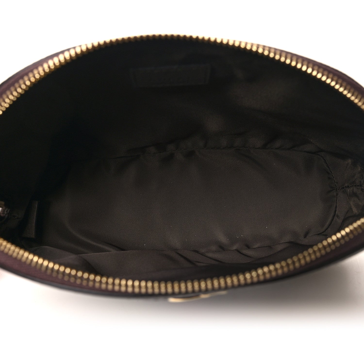Gucci GG Supreme Monogram Textured Calfskin Web Large Ophidia Cosmetic Case Beige Ebony New Acero 5 of 9