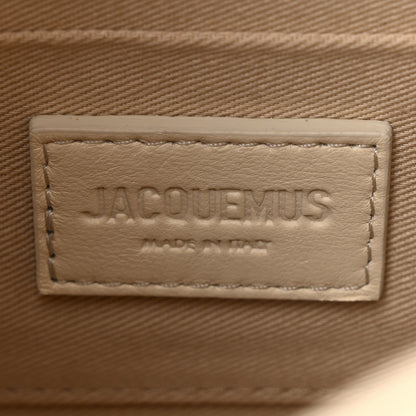 Jacquemus Smooth Calfskin La Pochette Rond Carre Light Ivory 6 of 9