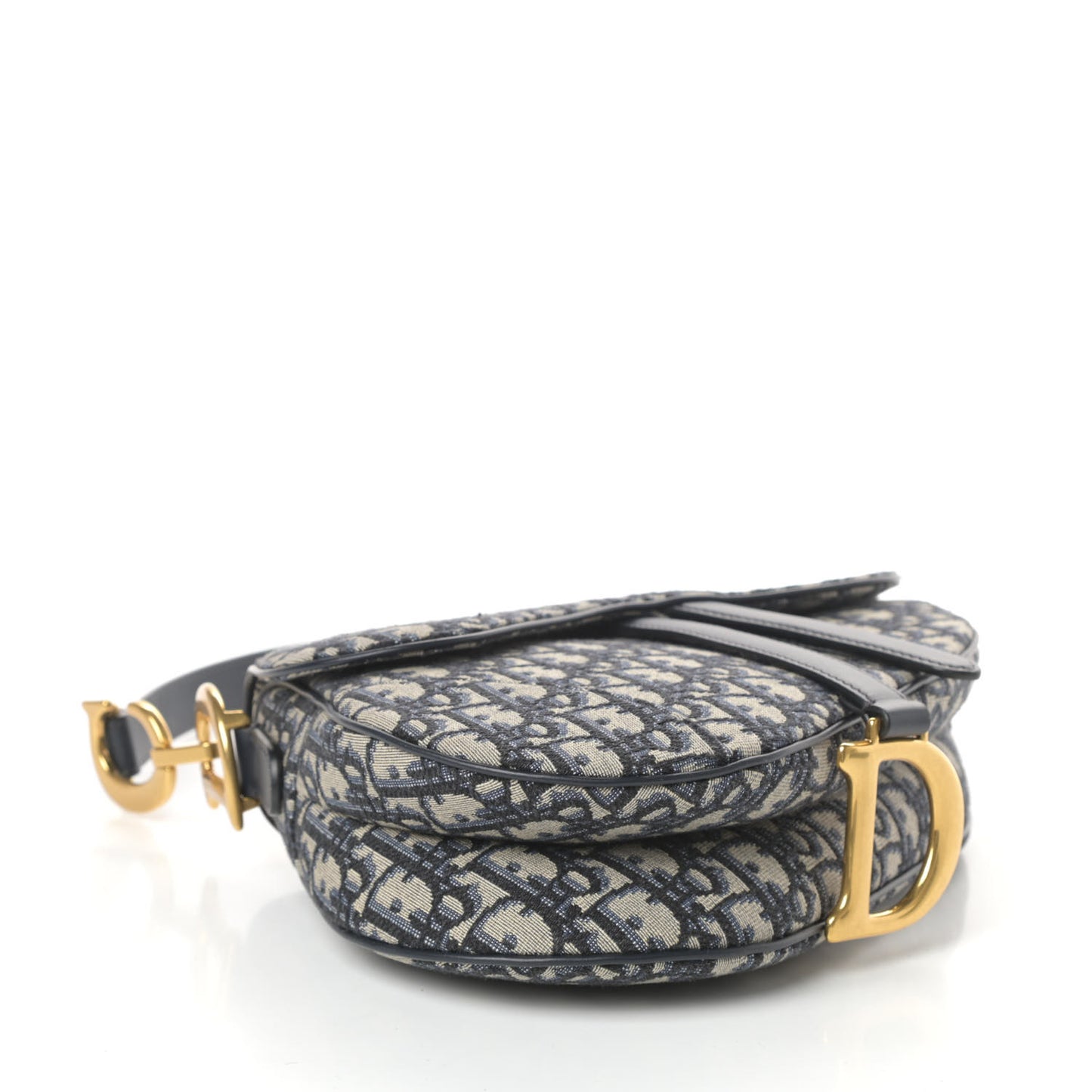 Oblique Saddle Bag Blue