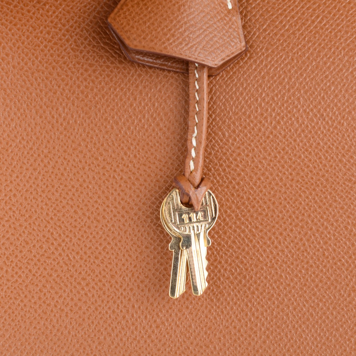 Epsom Birkin 35 Gold