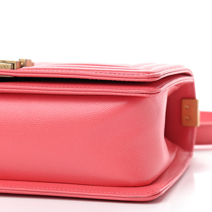 Chanel Caviar Quilted Medium Boy Flap Pink 8 of 8