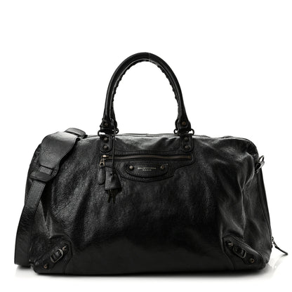 Balenciaga Agneau 24Hour Voyage Travel Bag Black 1 of 11