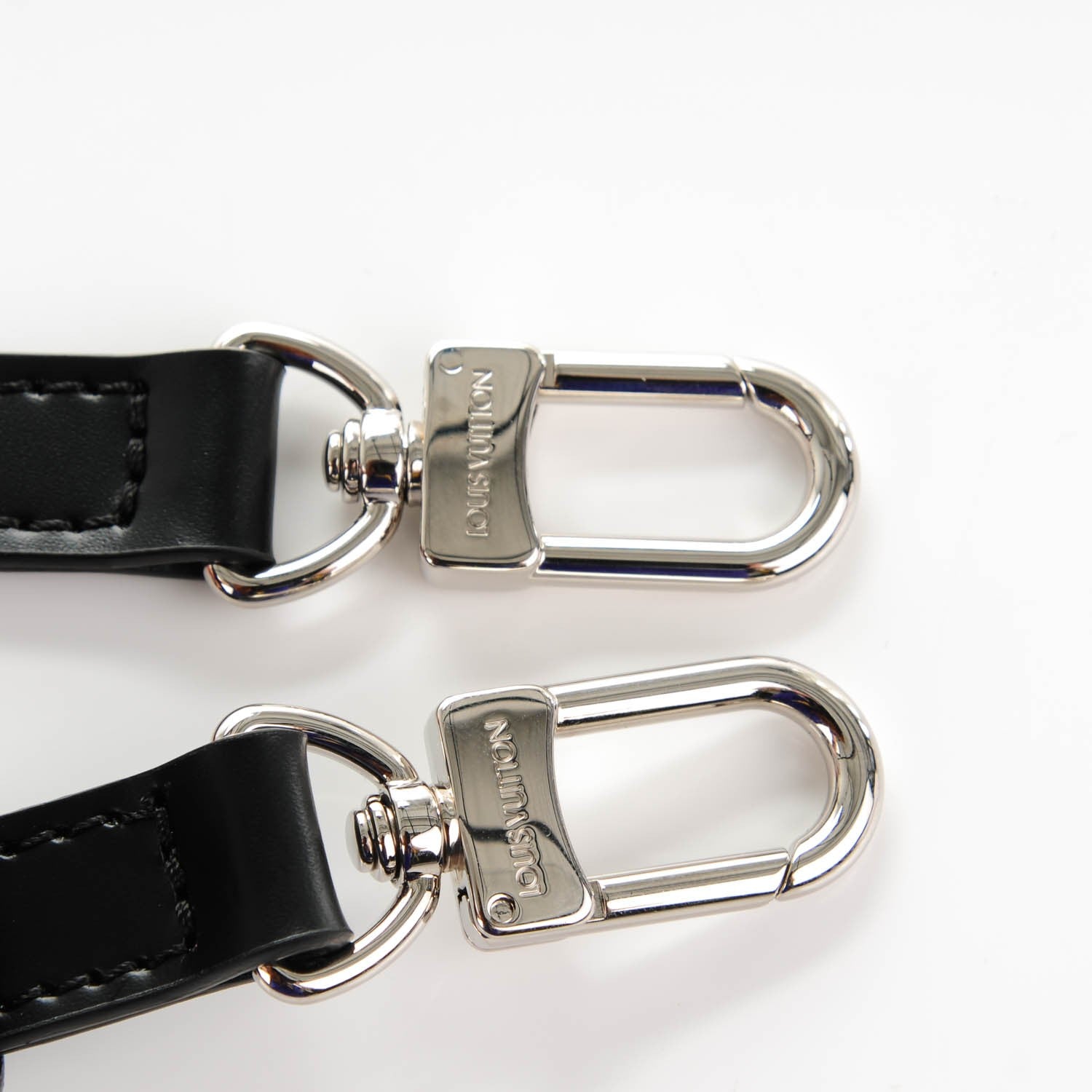 Louis Vuitton Calfskin Shoulder Strap Black 4 of 4