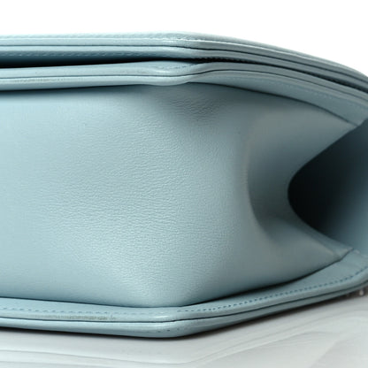 Chanel Lambskin Quilted Medium Boy Flap Light Blue 6 of 10