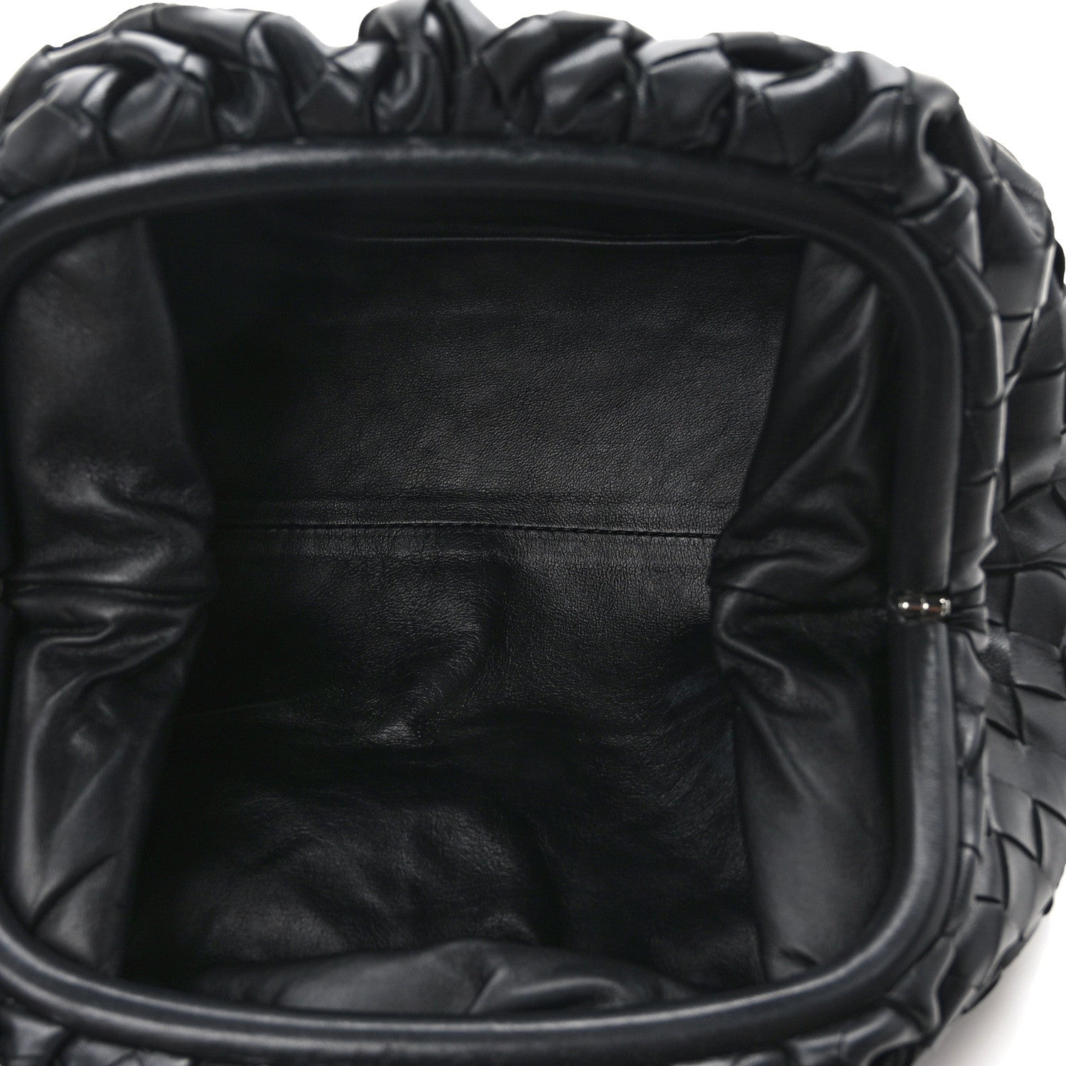 Bottega Veneta Nappa Intrecciato Teen Pouch Black 5 of 8