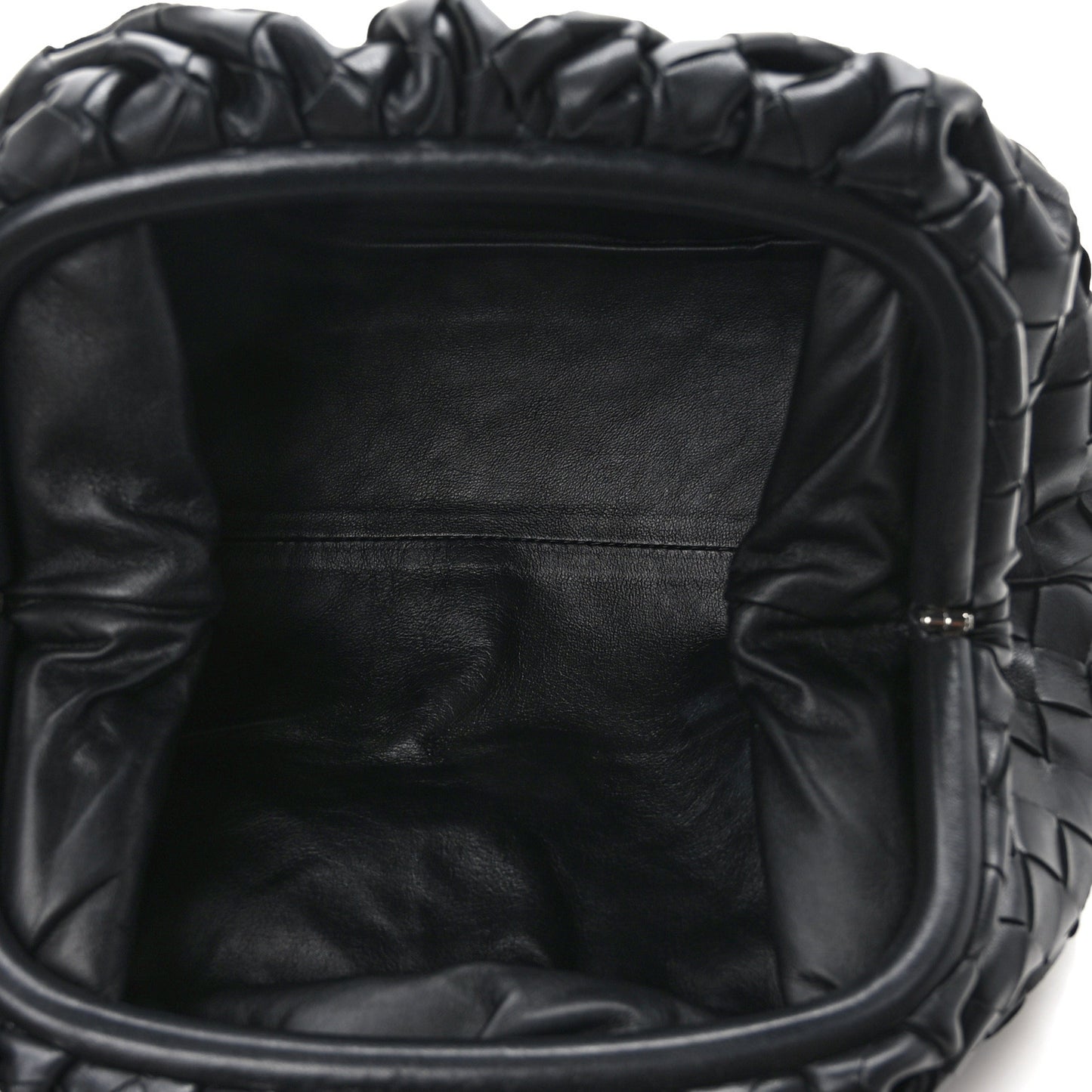 Nappa Intrecciato Teen Pouch Black