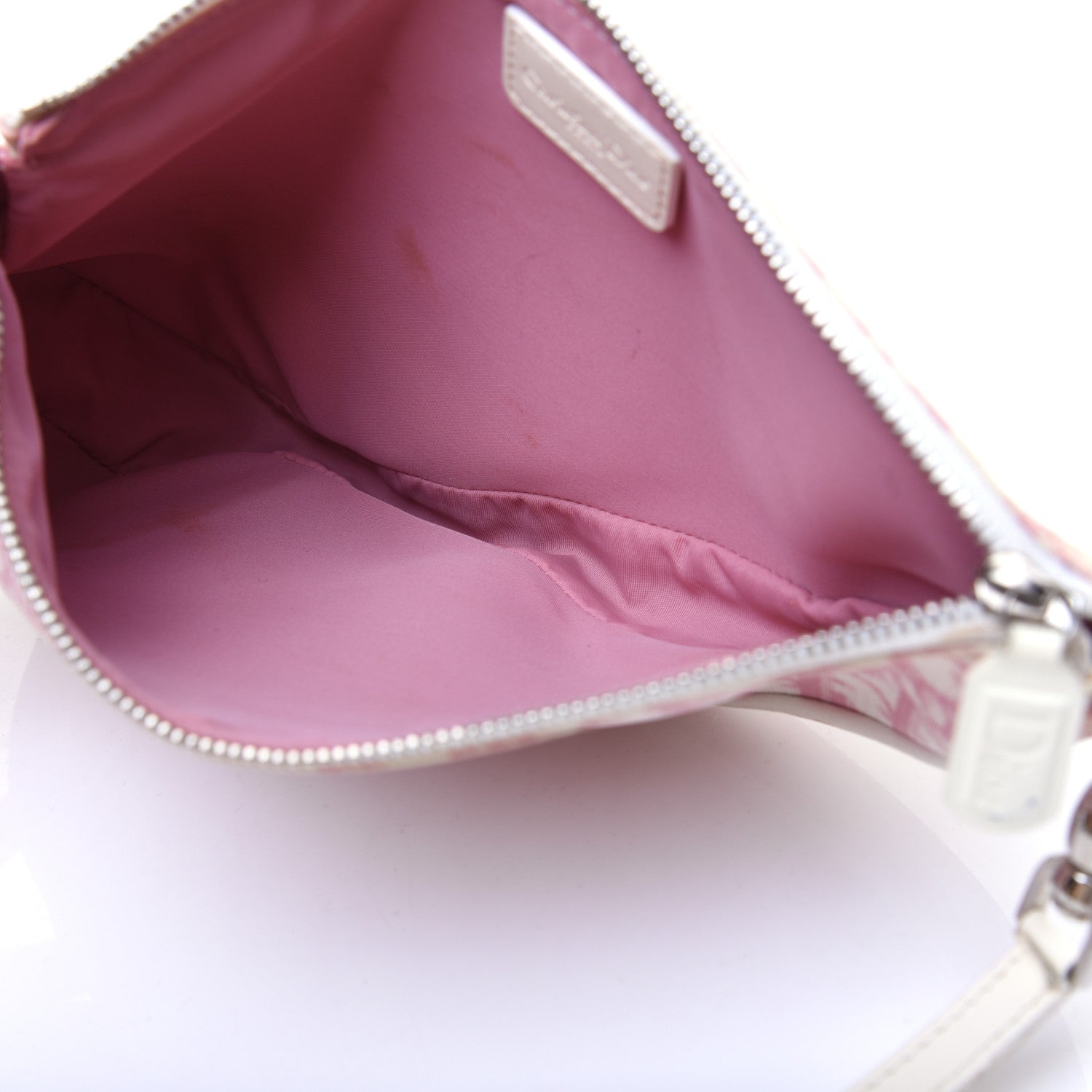 Christian Dior Monogram Mini Saddle Pochette Pink 4 of 20