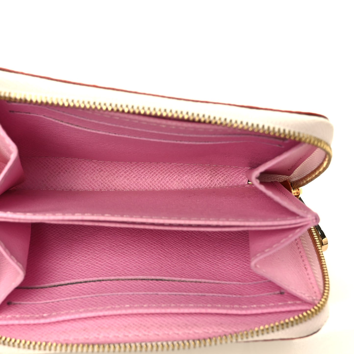 Monogram Multicolor Zippy Coin Purse Wallet White Litchi