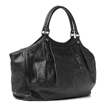 Gucci Guccissima Vitello Tender Large Sukey Tote Testa di Moro 2 of 7
