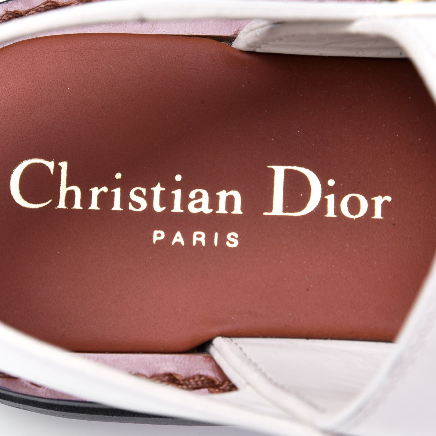 Christian Dior Calfskin Wildior Sandal 36 White 6 of 6