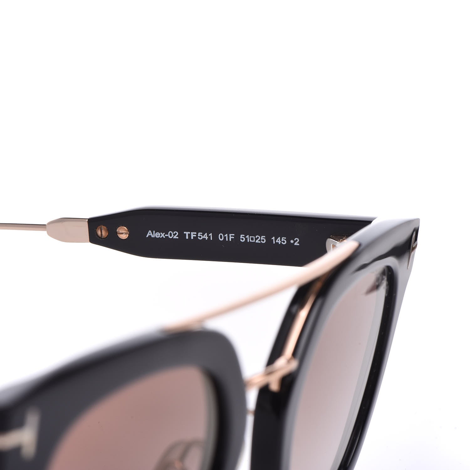 Tom Ford Alex Squared Sunglasses TF541 Black 5 of 7
