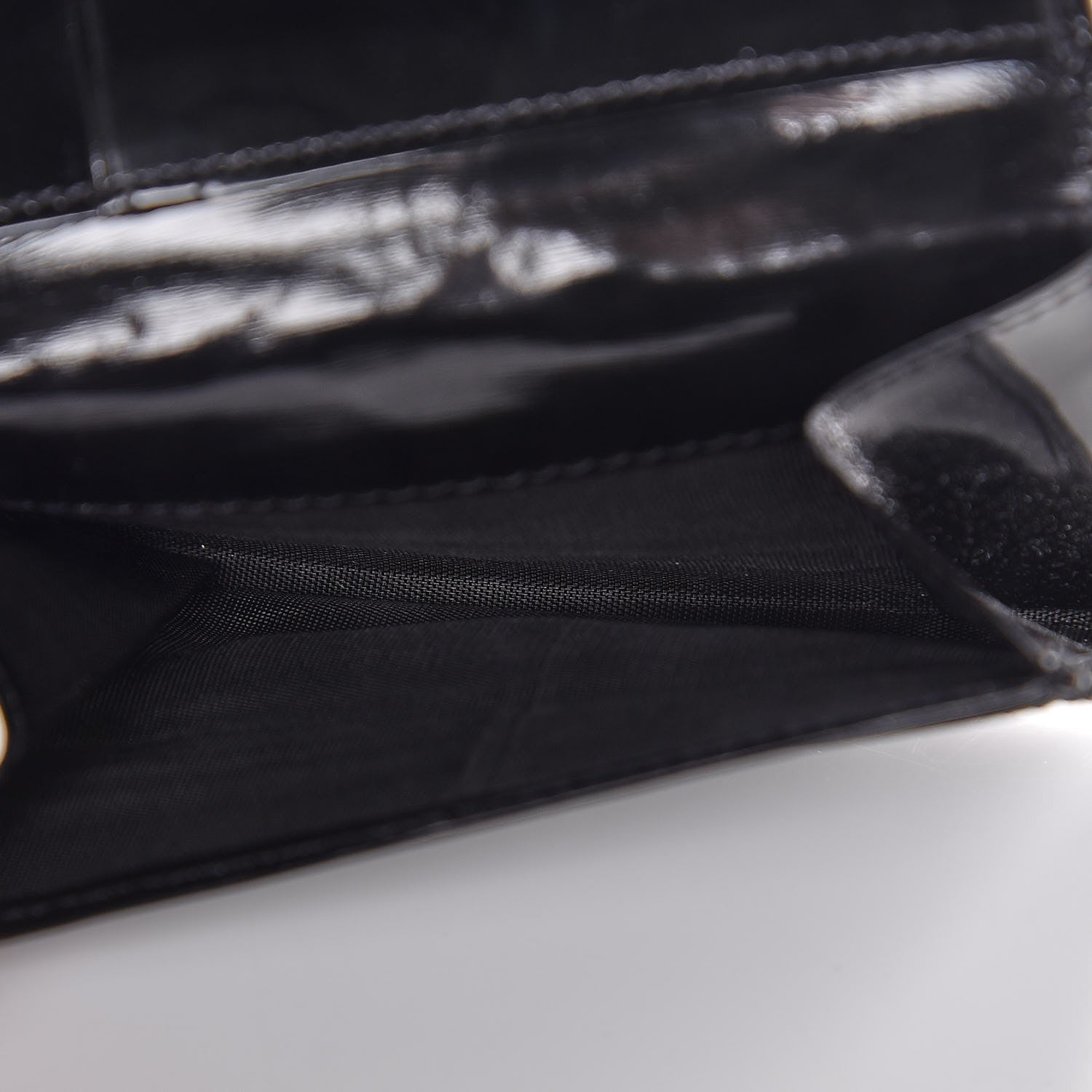 Prada Spazzolato Business Card Holder Nero Black 6 of 8