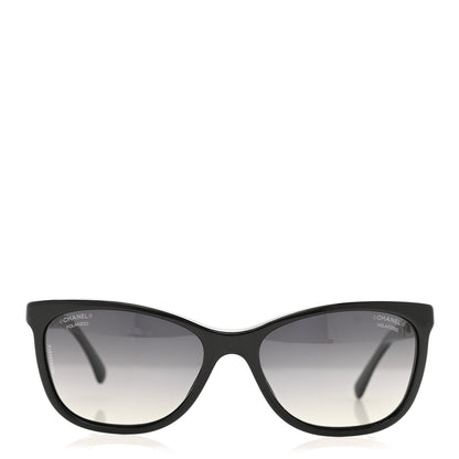 Chanel Cat Eye Chain Polarized Sunglasses 5260-Q Black 2 of 7