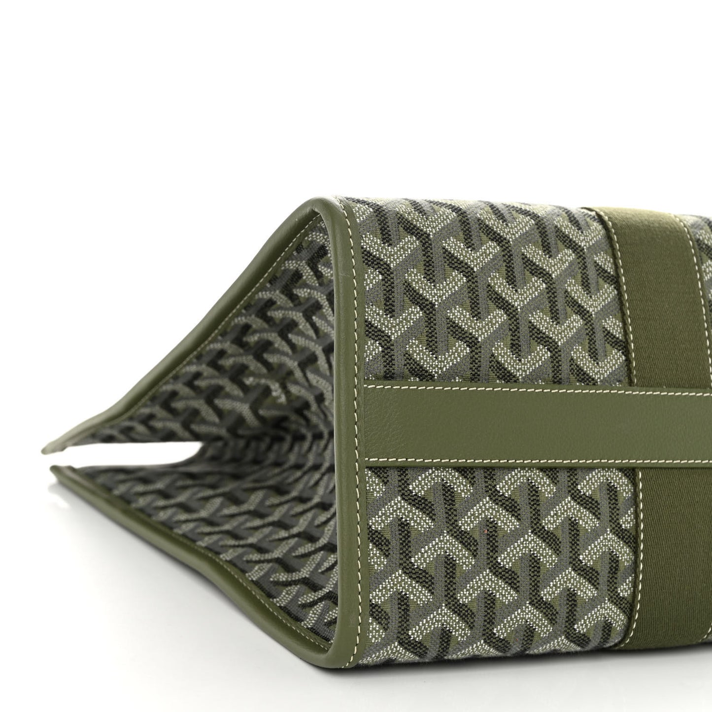 Goyardine Villette MM Tote Khaki