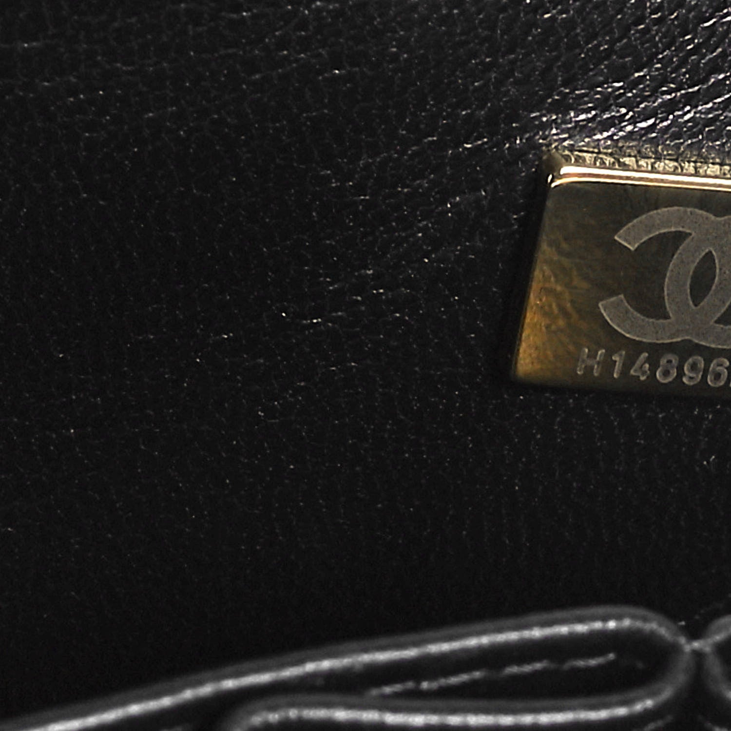 Chanel Lambskin Quilted Small Double Flap Black 7 of 12