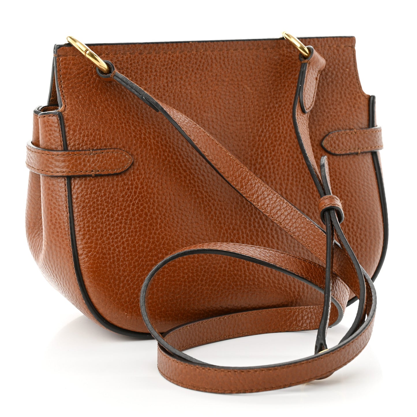 Small Classic Grain Calfskin Small Amberley Satchel Oak