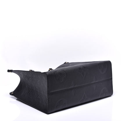 Louis Vuitton Empreinte Monogram Giant Onthego GM Black 5 of 10