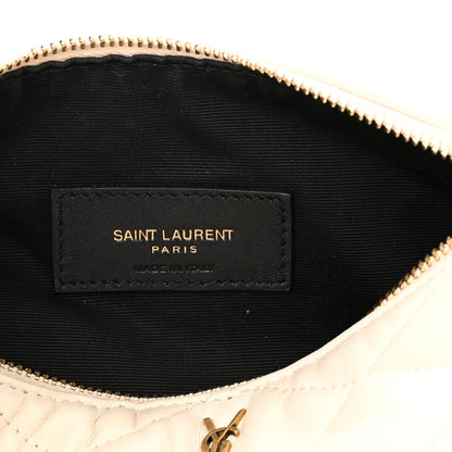 Saint Laurent Lambskin Monogram Mini Sade Tube Bag Crema Soft 6 of 12