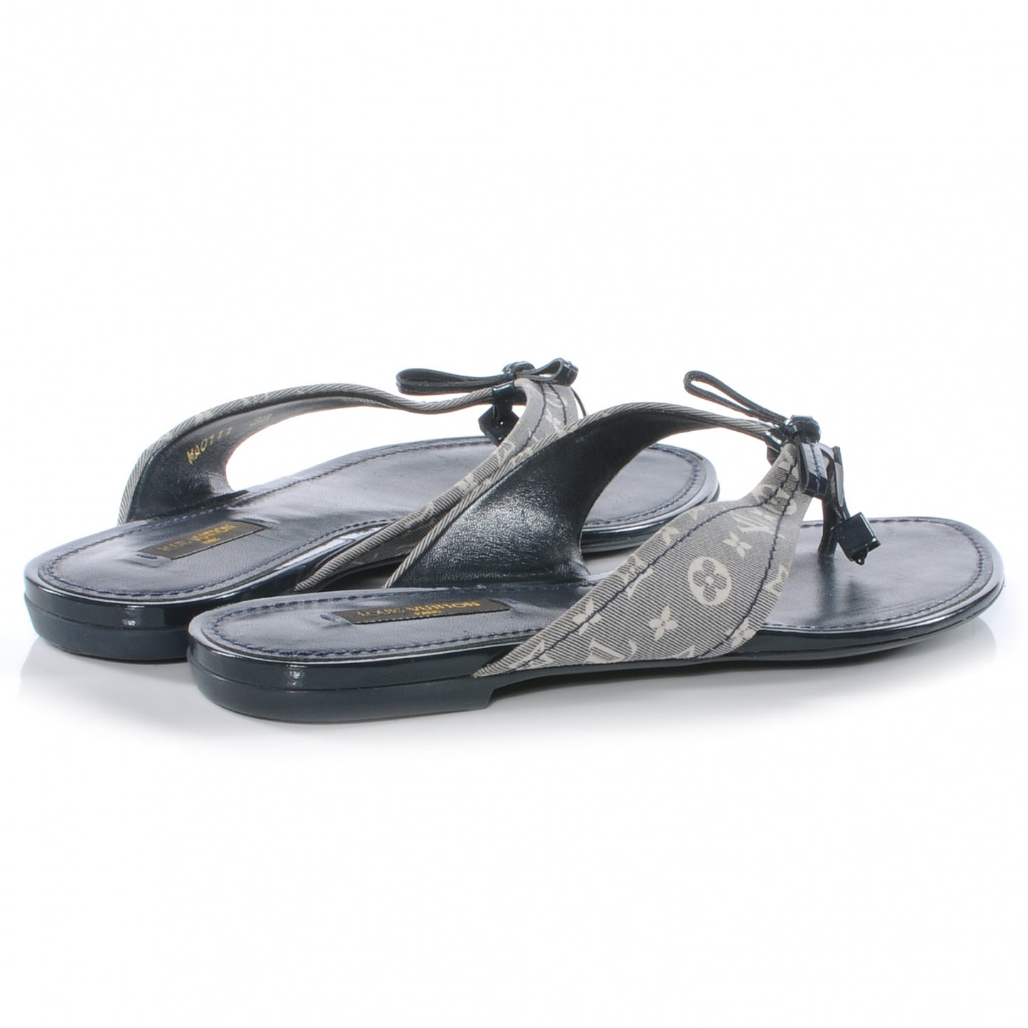 Idylle Debbie Thong Sandals 38 Encre