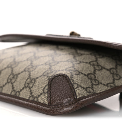 Gucci GG Supreme Monogram Neo Vintage Web Belt Bag Brown 10 of 12