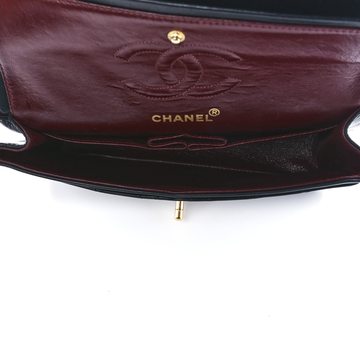 Chanel Lambskin Quilted Small Double Flap Black 5 of 13