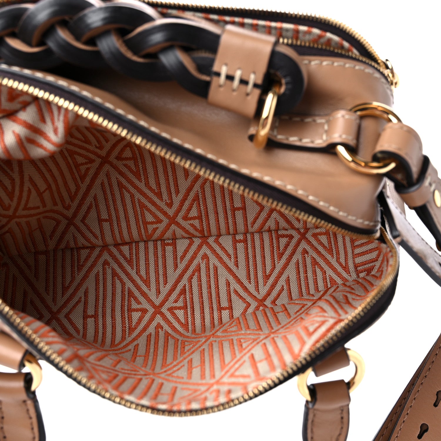 Chloe Calfskin Small Daria Cement Brown 7 of 10