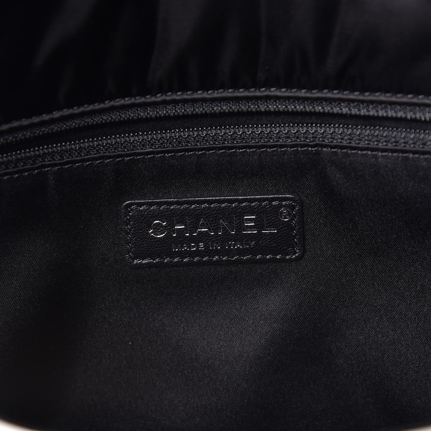 Chanel Tweed Nylon Quilted Astronaut Essentials Flap Black White 6 of 20