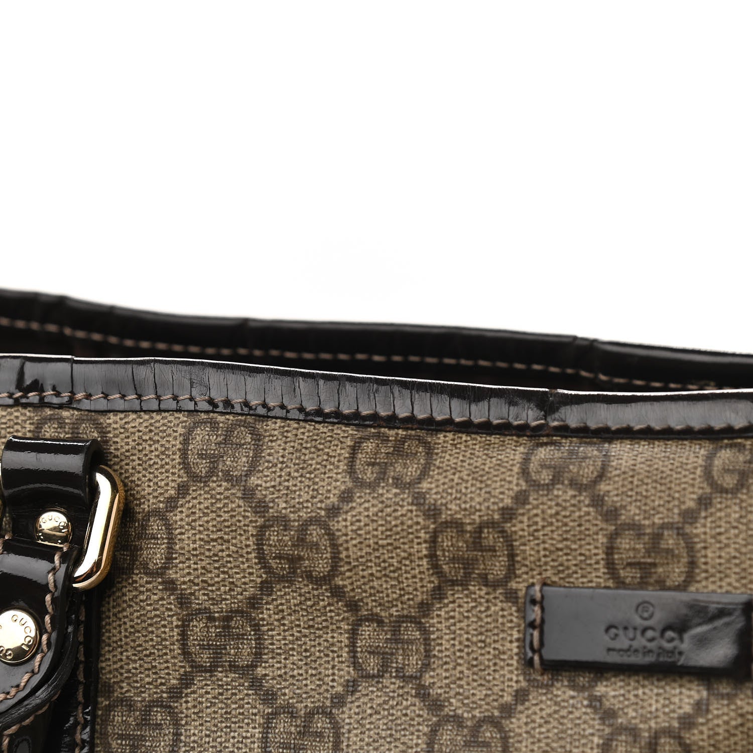 Gucci GG Plus Monogram Large Joy Tote Dark Brown 9 of 12