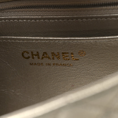 Chanel Metallic Lambskin Quilted Mini Rectangular Flap Gold 6 of 10